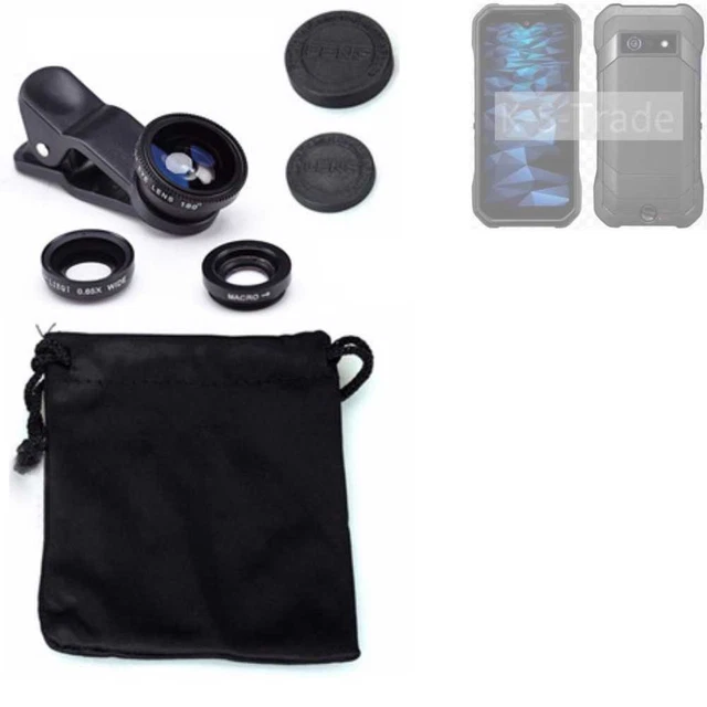 Pour Kyocera DuraForce EX Objectifs Smartphone Lentilles fisheye macro grand ang