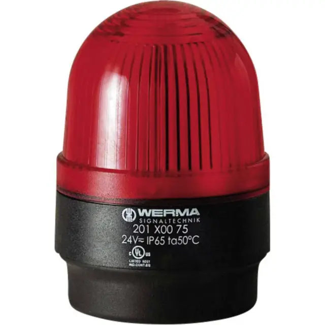 Avertisseur optique Werma Signaltechnik 202.100.55 24 V/DC flash IP65 1 pc(s)