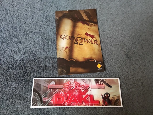 Notice / Manuel Uniquement Pour God Of War 1 Sur PlayStation 2 (PS2) - PAS DE JEU - Bon état