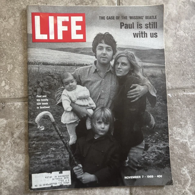 LIFE誌 November 24 1969 LIFE MAGAZINE NOVEMBER 7, 1969 (Missing Beatle, Paul