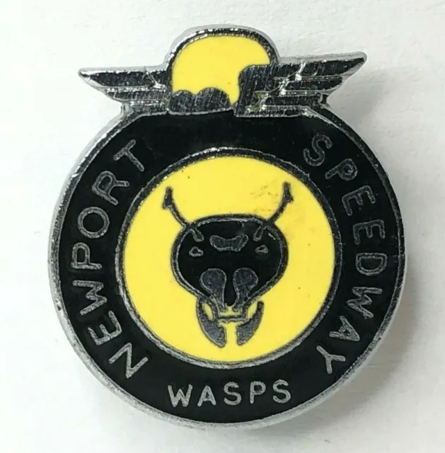 1970 Newport Wasps Speedway Team Badge 22 x 19 mm