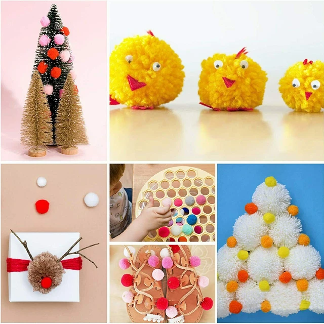 4 piezas/juego de tejedor de bolas diseño único hecho a mano surtido mini tejido artesanal hágalo usted mismo