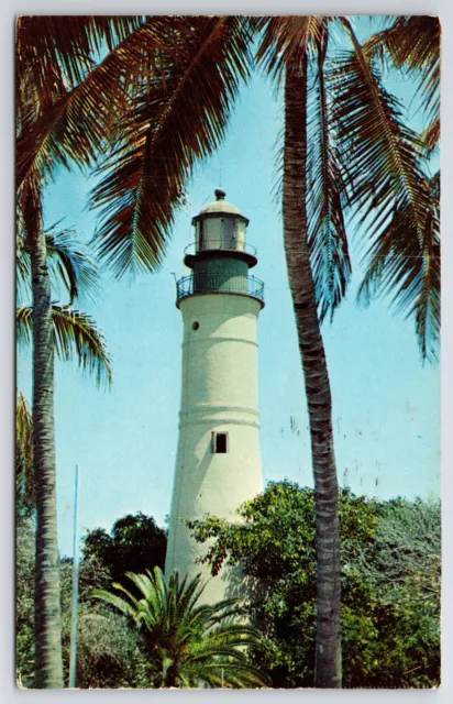 Key West Lighthouse~Key West Florida~Within City Limits~Vintage Postcard