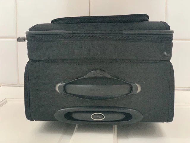 TUMI Alpha Carry-On Expandable Wheeled Packing Case Suitcase - Black Pre-owned 3
