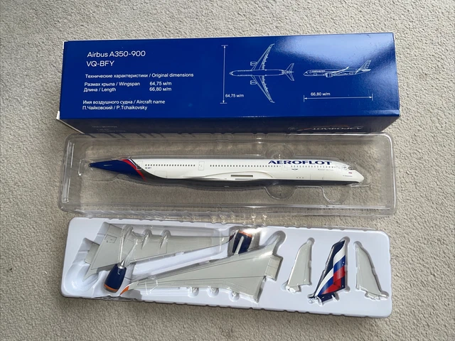 HERPA WINGS 1:500 - 534574 - Airbus A350-900 Aeroflot VQ-BFY NEU & OVP EUR 56,95 - DE