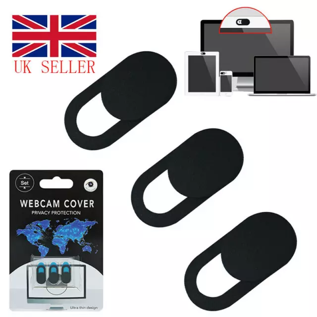 Webcam Cover Thin 3 Pack Laptop Camera Privacy for Phone Tablet Universal Fit 2