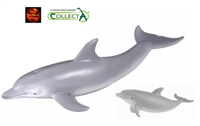 Bottlenose Dolphin and Calf Sealife Toy Model Figures by CollectA 88042 New
