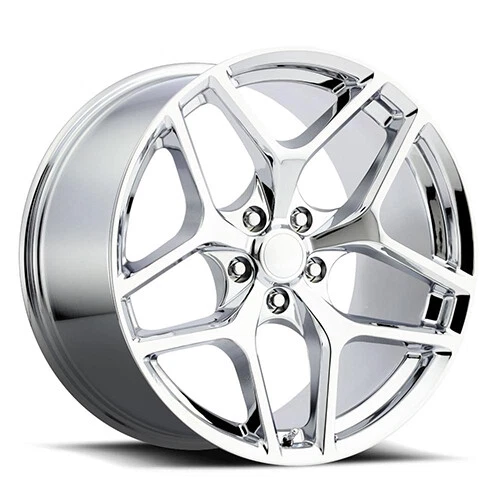 (1) 20x10 Factory Reproductions FR 27F Z28 Camaro Chrome | 5x120 | +35 Wheel Rim