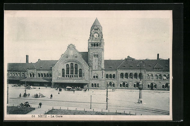 CPA Metz, La Gare, La Gare