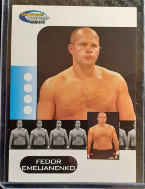 2008 Showcase Prospects MMA Fedor Emelianenko card Legend! THE GOAT !!!