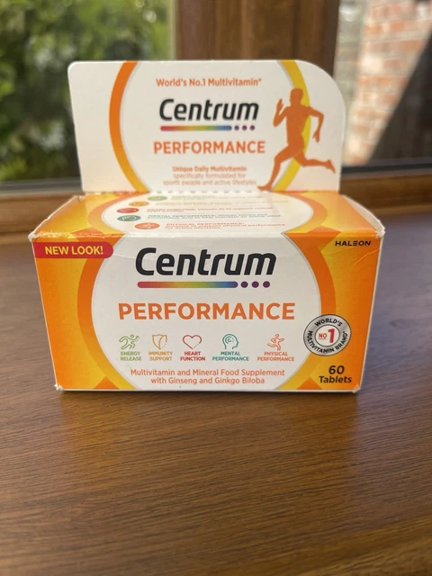CENTRUM PERFORMANCE TABLETS 60-Pack Unique Daily Multivitamin £13.08 ...