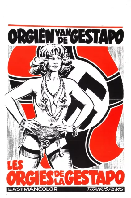 ORGY OF THE GESTAPO Movie Poster XXX Grindhouse Exploitation