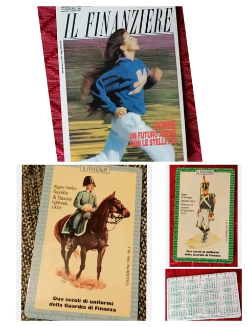 Calendario tascabile Guardia di Finanza - 1998 2000 2001