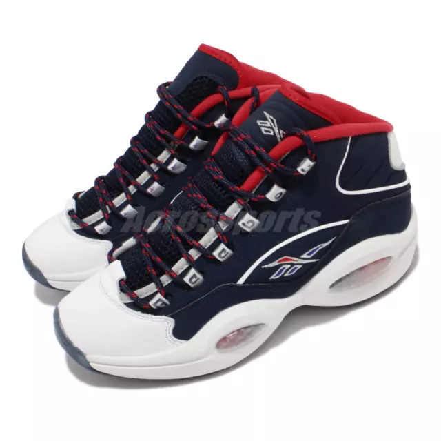 Reebok Question Mid USA Allen Iverson AI I3 Navy Red White Men Basketball H01281