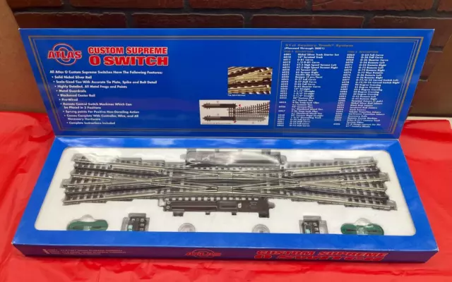 Atlas O Gauge Custom Supreme Switch Double Slip Switch #6027 in Box NEW!