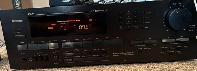 Nakamichi AV-2 5.1 Receiver - Black - Great Condition - Sounds Great Nakamichi AV-2 5.1 Receiver - Black - Great Condition - Sounds Great