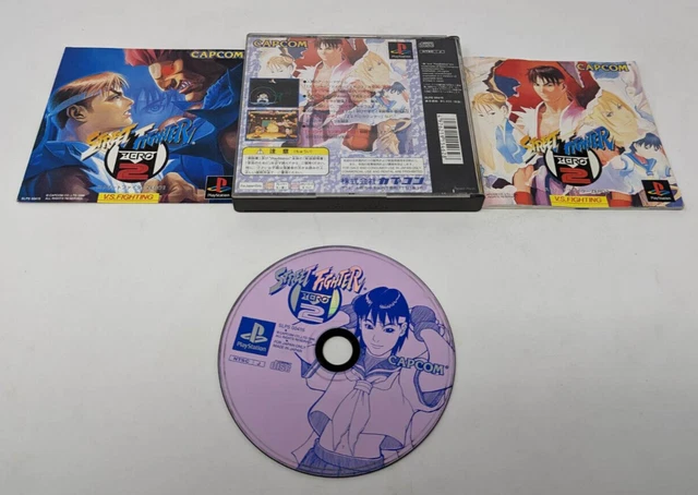 PS1 Street Fighter Zero 2 *w/Manual*Japan Import*US Seller*Free Shipping*