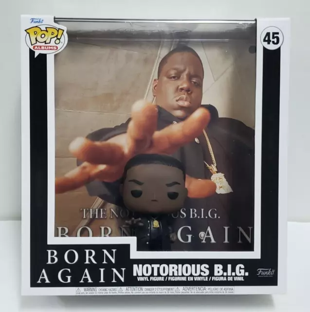 NOTORIOUS B.I.G. Biggie Funko POP Albums #45 BORN AGAIN Figure NEW & IN STOCK