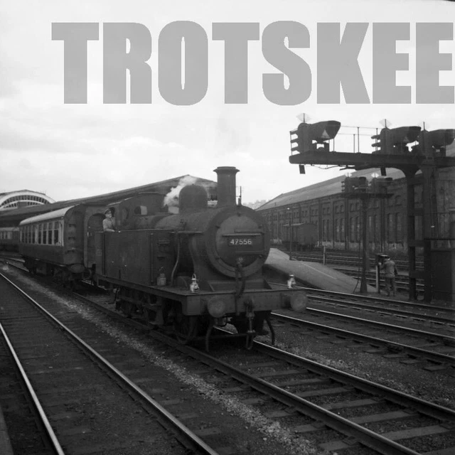 Larger Negative BR British Railways Steam Loco 47556 Class 3F-F York 1959