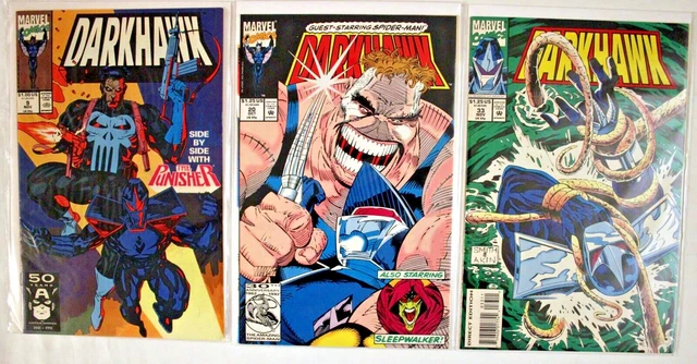 Marvel Comics DarkHawk Lot #9 #20 #33 Nice! Look!