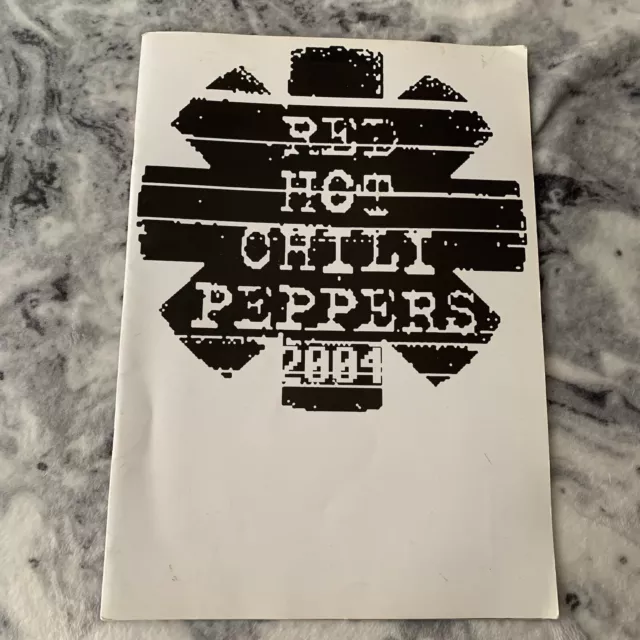 Red Hot Chili Peppers 2004 Band Tour Concert Gig Programme Photo Book