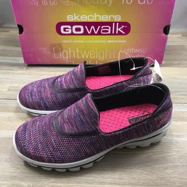 Women's Skechers Go Walk Shoe GoWalk Lightweight - Multi Knit (Pick Size)