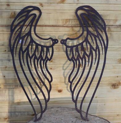 in metallo ruggine angelo Decorazione da giardino a forma di angelo 60 cm 