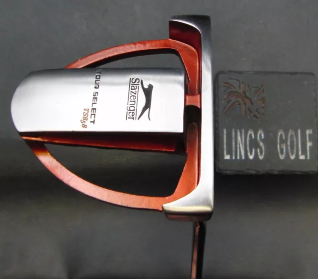Slazenger Tour Select TS858 Putter 86cm PlayingLength Steel Shaft Slazenger Grip Slazenger Tour Select TS858 Putter 86cm PlayingLength Steel Shaft Slazenger Grip
