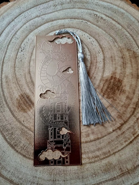 Fairyloot Exclusive Priory of the Orange Tree Dragon Metal Bookmark