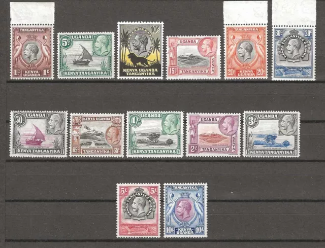 KENYA, UGANDA & TANGANYIKA 1935/37 SG 110/22 MNH Cat £230