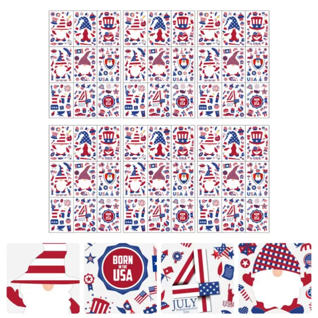 Independence Day Stickers Pvc Wall Sticky Window American Flag