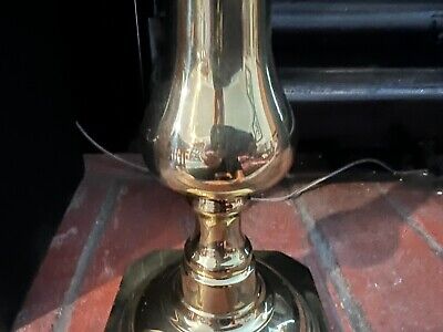 Vintage Harvin Solid Brass Large & Heavy Candlestick, 15 3/8" Tall 3