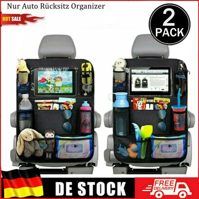 Auto Rücksitzschoner Rückenlehnenschutz KFZ Kindersitzunterlage Sitzschoner 2Stk