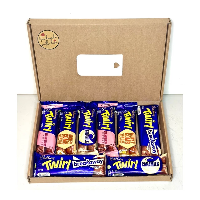 CADBURY TWIRL CHOCOLATE Bar Selection Box Gift Hamper AUSTRALIA IMPORT ...