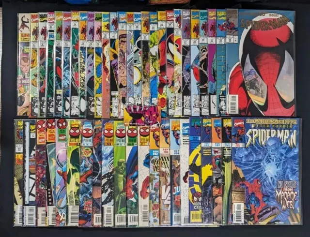 Spider-Man #1-98 Todd McFarlane 1st Series 1990 Marvel Comics 47 Books Huge Lot