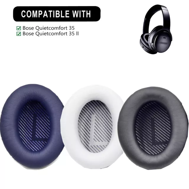 2 Stück Ohrpolster Kissen Ersatz für Bose QuietComfort QC35 QC35II Kopfhörer