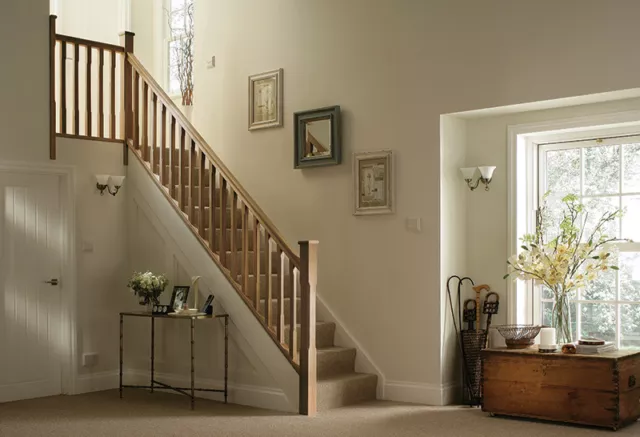 Staircase Chamfered Stair Kit Balustrade Kit Oak Stair & Landing