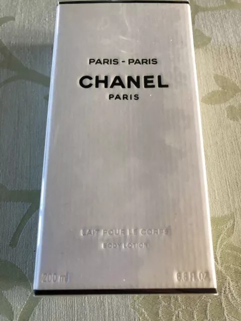 CHANEL PARIS PARIS les eaux de CHANEL lait pour  corps 200 ml neuf sous blister