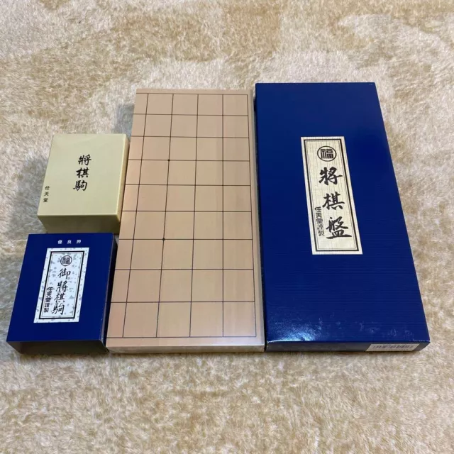 Nintendo Shogi Japanese Chess Board & Pieces Set wooden Japan New F/S