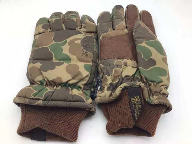 GATES THERMOLITE Men’s Insulated Camo Gloves Mens Size Medium Hunting H1