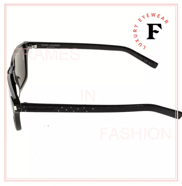 SAINT LAURENT DYLAN 365 YSL SL365 Black Metal Pin Stud Sunglasses Unisex 005 3