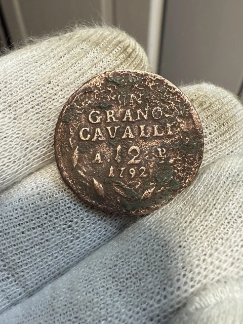 Italie, Naples (royaume de), Ferdinand IV, grano (12 cavalli), 1788