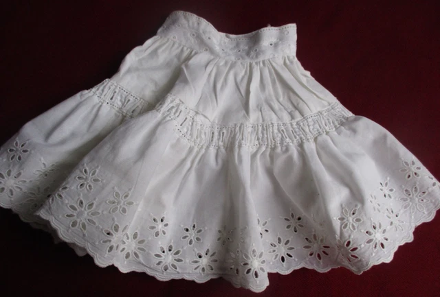 Jupe évasée En Broderie Anglaise Christine Laure - Taille 44, Neuve Avec étiquettes
