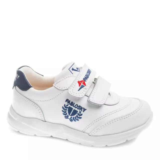 👟 TORELLO Blanco-Azul Niño Niña PABLOSKY ✯ Tenis Deportiva Zapatillas Unisex