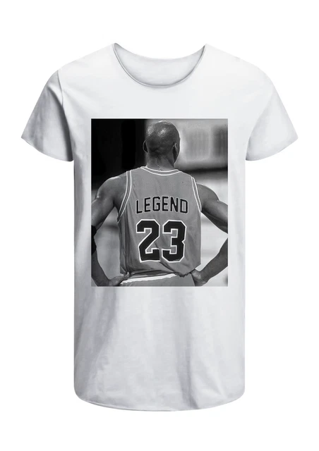 T-Shirt Jordan Basket NBA Uomo Abbigliamento 100% Cotone Taglia dalla S a XXL