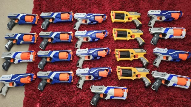 Large 21x Distruptor nerf gun bundle job lot. Nerf Party