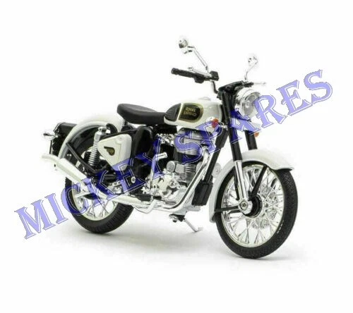 NEW ROYAL ENFIELD Classic 350 1:12 scale model, Ash Bike Miniature ...