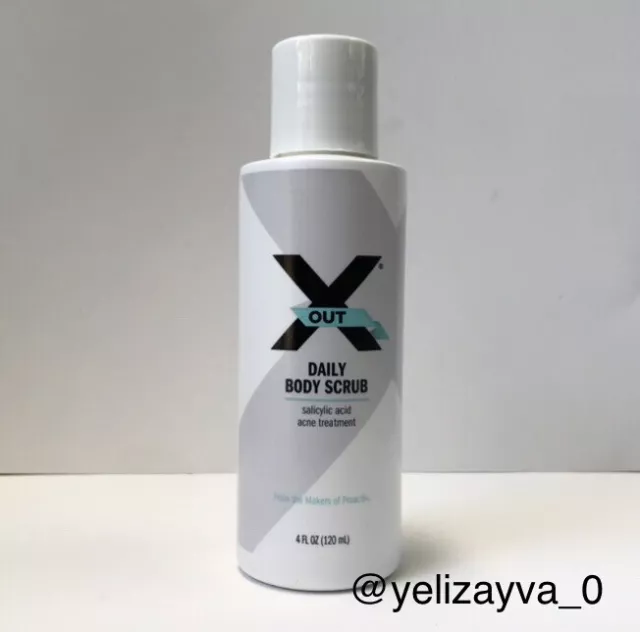 Proactiv X Out Daily Body Scrub Acne Cleanser 4oz 2% Salicylic Acid NEW *READ