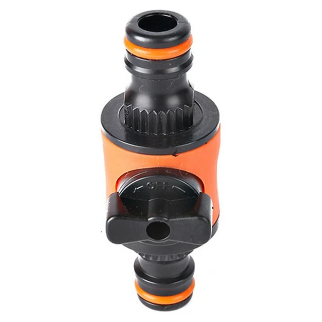 2PCS Hose-Pipe-Tap Shut Von Ventil Passform connector Garten Schneller Kuppler 8