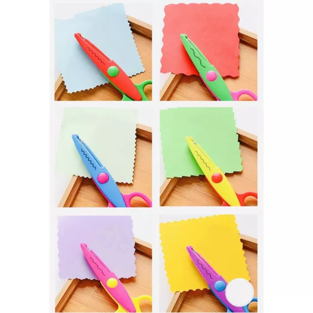 Children's Plastic Photo Album with Curved Edges Ideal for Crafting (6PCS)